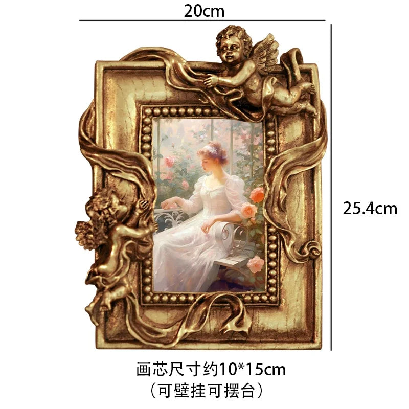 cadres decoratifs or ornements floraux angelots baroque decoration murale fixations murales luxe maison
