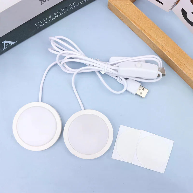 lumière led usb 5v poche multiple autocollants adhésifs moderne minimaliste 3w blanc gris marron