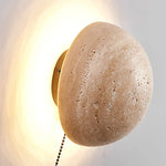 applique murale bois led beige clair texture naturelle moderne minimaliste fixée mur étude chambre