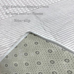 tapis marron blanc rayures horizontales moderne polyester imperméable antidérapantintérieur sol maison