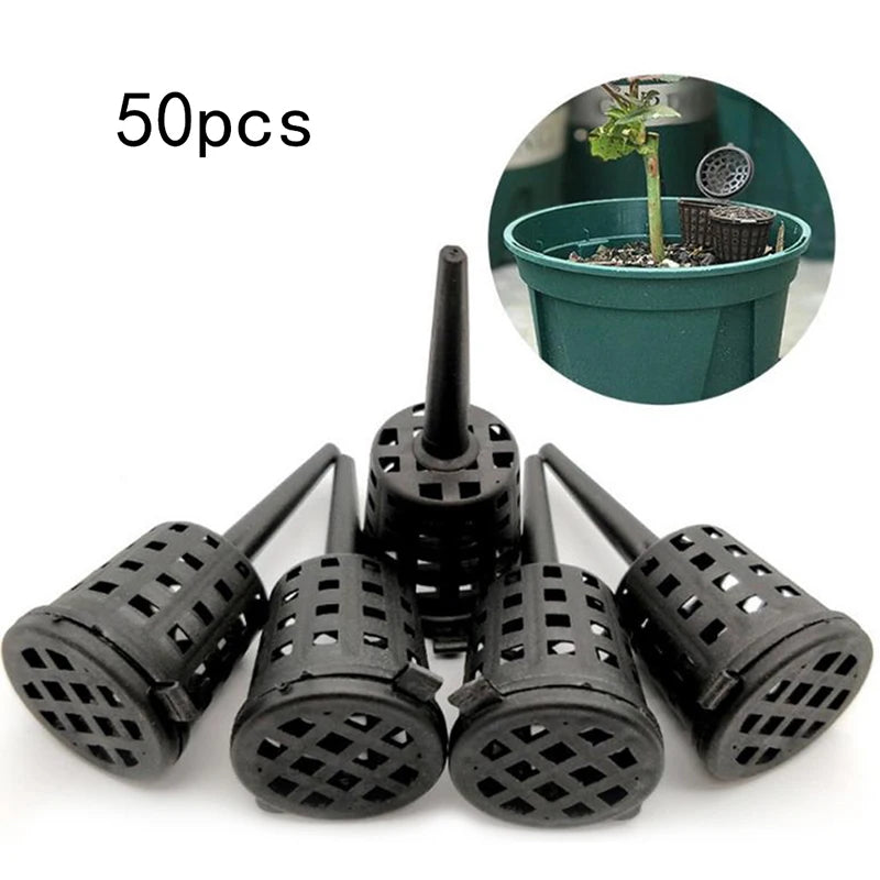 pots semis noirs perforés boutures utilitaires fonctionnels insertion facile