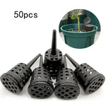 pots semis noirs perforés boutures utilitaires fonctionnels insertion facile