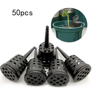pots semis noirs perforés boutures utilitaires fonctionnels insertion facile