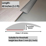 seuils porte adhésifs pvc aspect bois moderne gris clair foncé découpables usage domestique