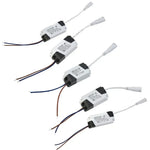 transformateur led blanc noir moderne câbles couleur différente 120v 240v 3w 6w 18w 24w