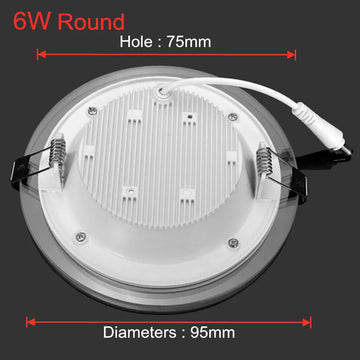 spot led encastré moderne blanc rond carré intérieur aluminium blanc chaud neutre froid
