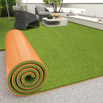 tapis gazon artificiel vert orange moderne imperméable résistant salon chambre salle bain