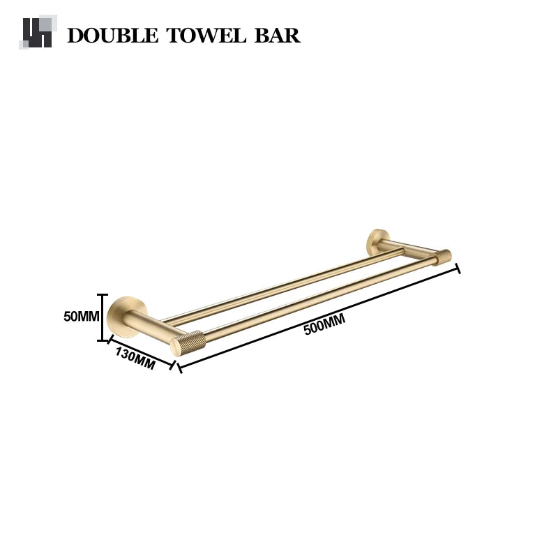 accessoires salle bain doré porte savon porte serviette barre verticale barre horizontale porte verre
