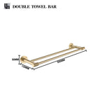 accessoires salle bain doré porte savon porte serviette barre verticale barre horizontale porte verre