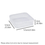 boîtes rangement transparentes poignées modernes petites pièces accessoires boîtes polyvalentes