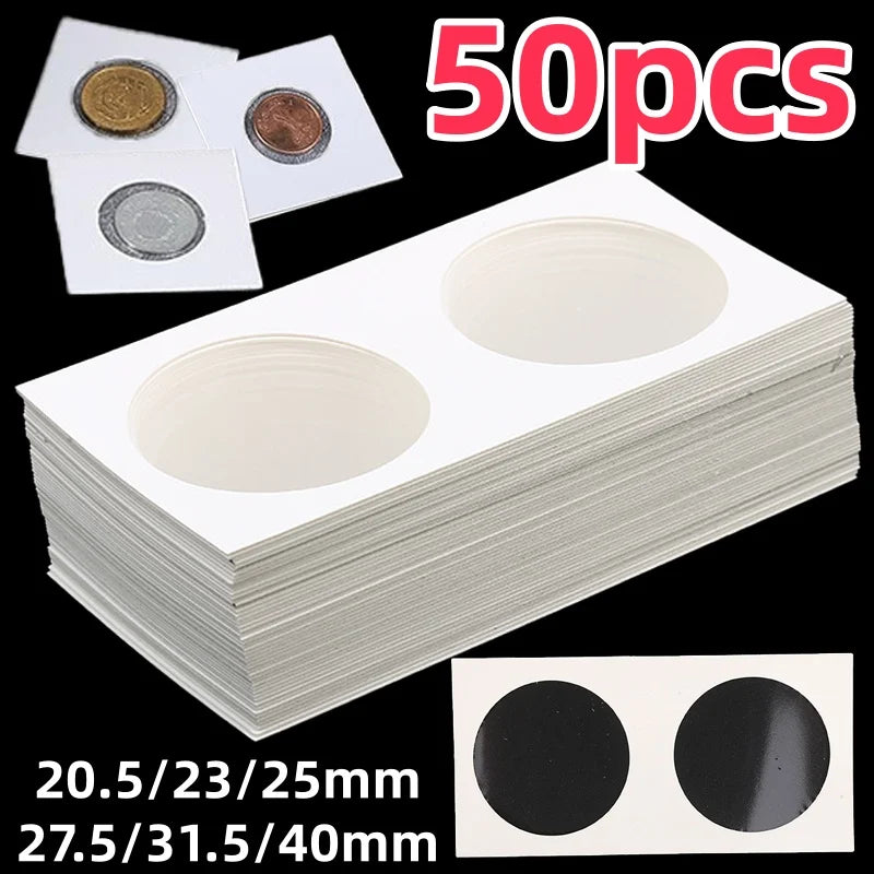 porte monnaie blanc transparent moderne stickers pièces monnaie collection boîte rangement cartes adhésifs 20.5