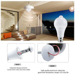ampoule led b22 radar mouvement détecteur infrarouge auto allumage blanc moderne jardin 20w 18w