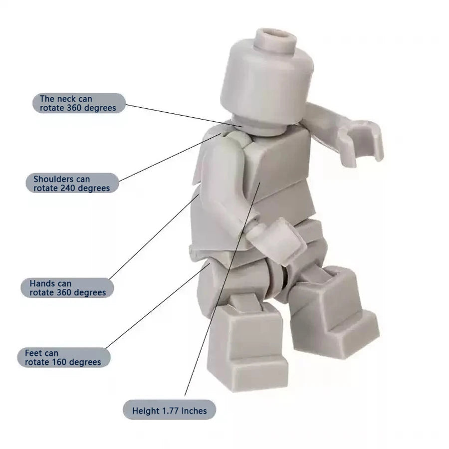 figurines lego blocs construction classiques couleurs variées collection deco moderne