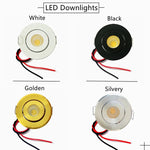 Spot LED Downlights 12V Blanc Noir Doré Argenté Clips Modernes Minimalistes Puces LED COB