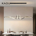 luminaire suspendu led moderne spirale salon cuisine table manger blanc doré noir