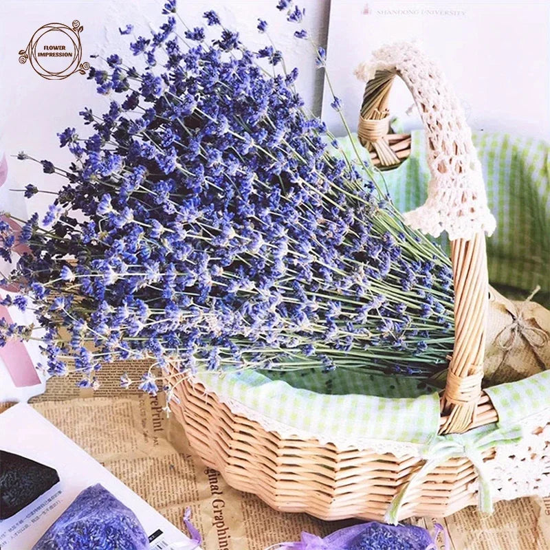 bouquet lavande séchée naturelle fleurs vertes violettes décoration intérieure rustique love life flowers événement