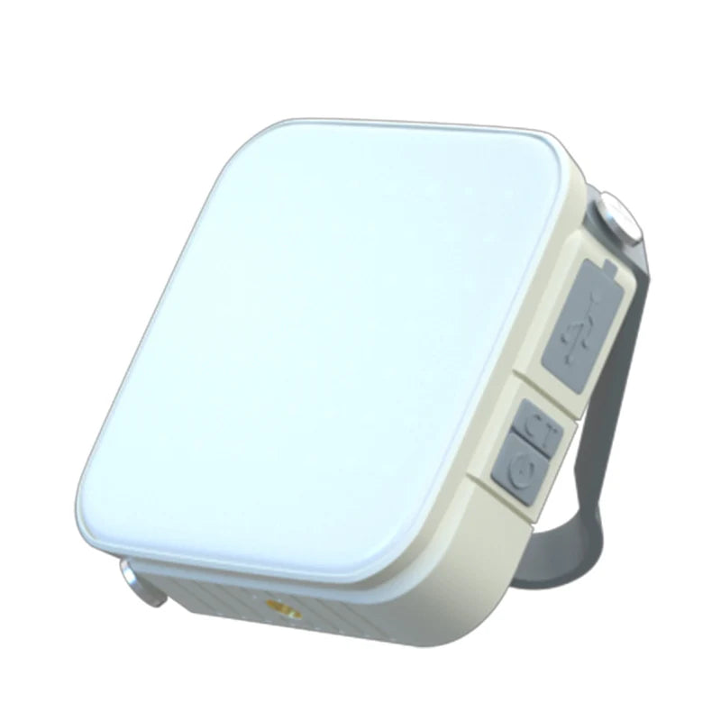 lampe solaire rechargeable portable blanc gris bleu moderne clips abs led transparent