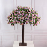 arbre artificiel fleurs naturel moderne minimaliste blanc rose violet rouge décoration extérieur anniversaire mariage