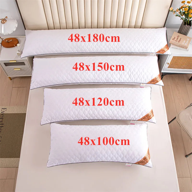 oreillers blancs quiltés motifs géométriques modernes 48x100cm 48x120cm 48x150cm 48x180cm