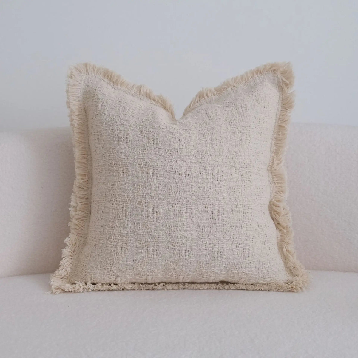 taies d'oreiller décoratives polyester non toxique moderne 30x50cm 45x45cm 50x50cm jacquard beigeclair tissage opacité
