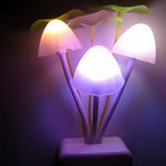 Détail du capteur de lumière de la veilleuse champignon
