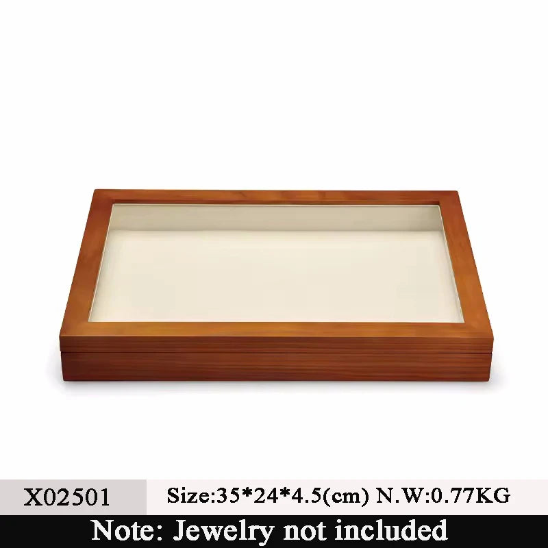 boîte rangement bijoux bois gris foncé classique motif géométrique opacité adhésif plaque cuir anniversaire