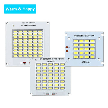 plaque led 100w cold white 50000h aluminium pcb modernes diodes led