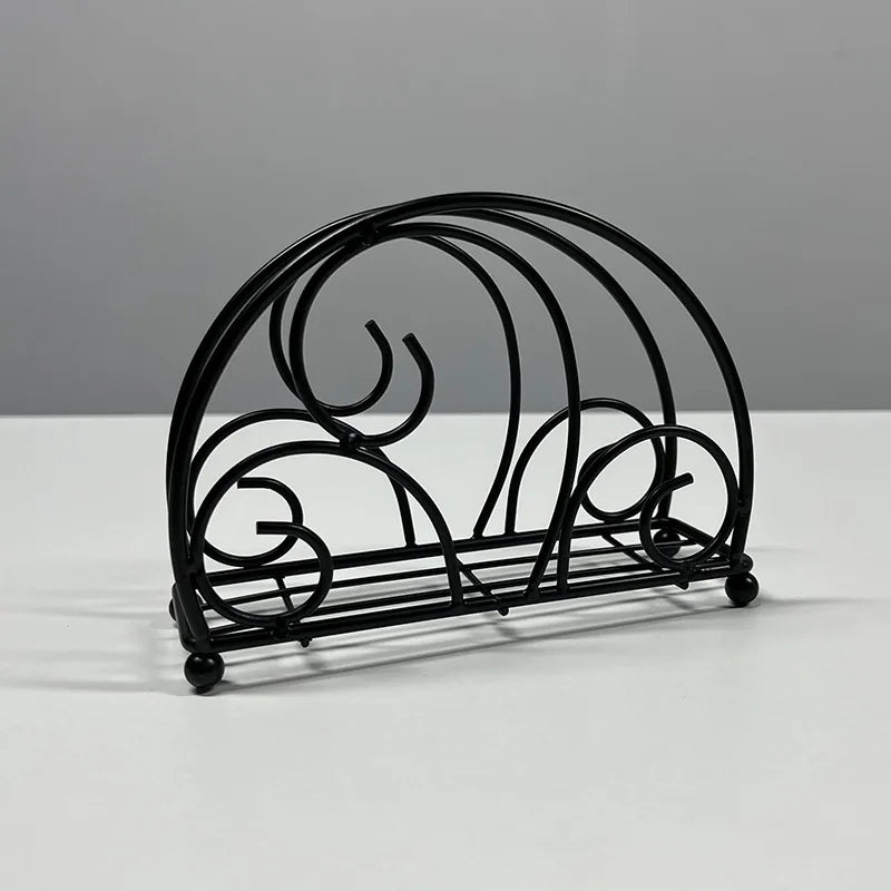 porte serviettes moderne or noir géométrique contemporain minimaliste métal serviettes