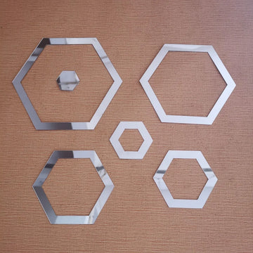 décoration murale hexagonnelle moderne autocollants 3d blanc noir doré rouge bleu rose doré