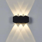 applique murale led noir contemporaine ip65 adhésive 110 240v 249 2000lm
