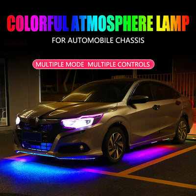 Tube néon LED RGB flexible 150 cm pour voiture