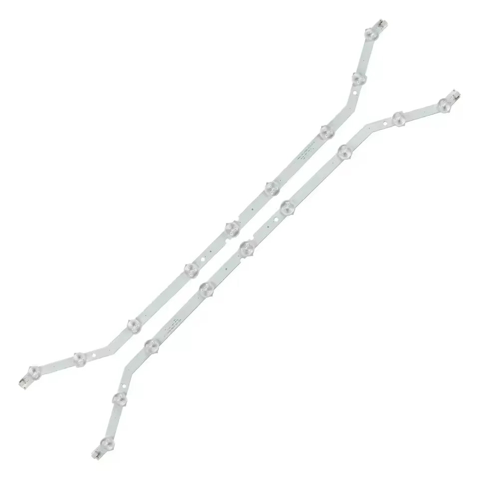 barrette lumineuse led 586mm blanc argenté leds technique industrielleécran fixations vis