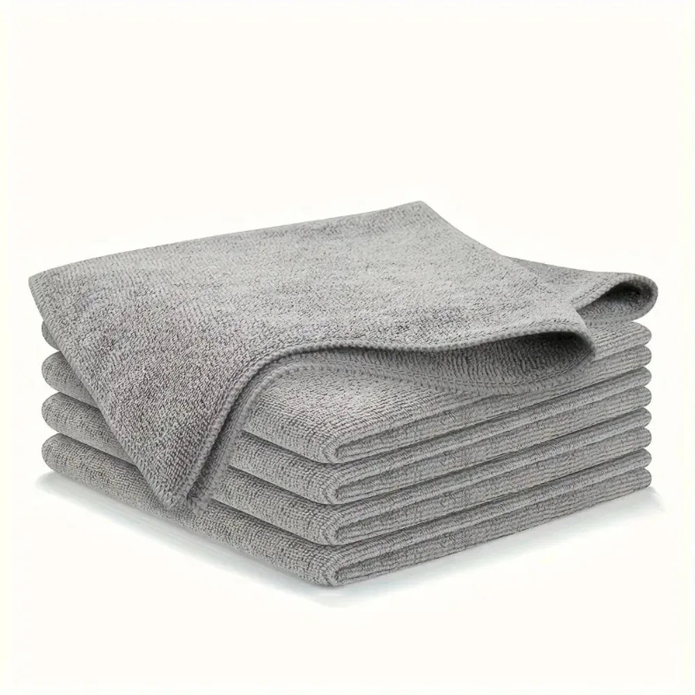 serviettes microfibres gris clair absorbantes douces pratique pack 10pcs utilitaire nhà sản xuất