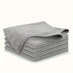serviettes microfibres gris clair absorbantes douces pratique pack 10pcs utilitaire nhà sản xuất