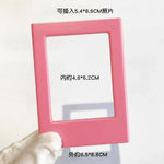 cadres photo aimants couleurs modernes étoiles coeurs triangles transparents photo frame porte portrait minimalist