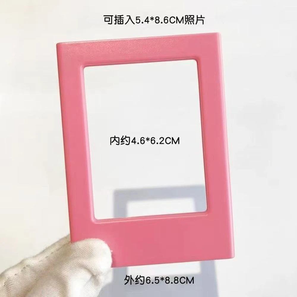 cadres photo aimants couleurs modernes étoiles coeurs triangles transparents photo frame porte portrait minimalist