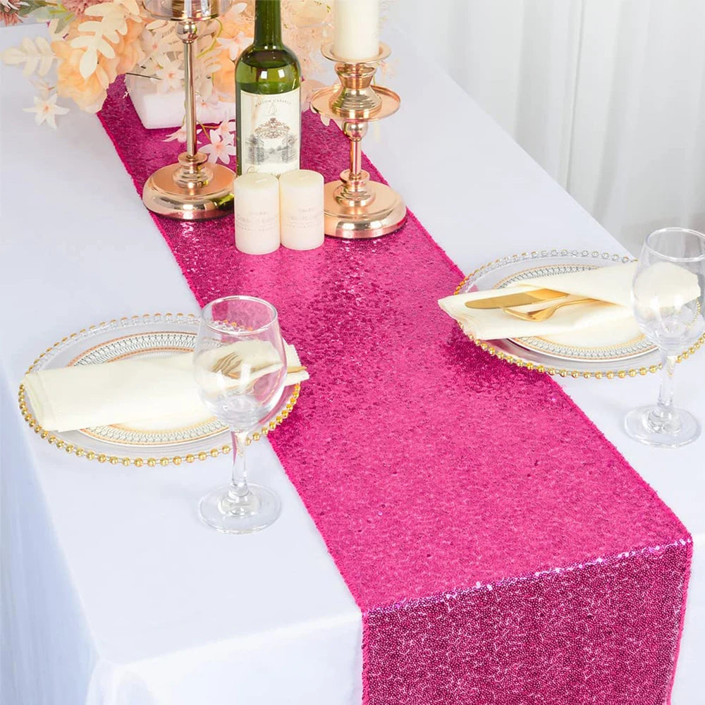 nappe table sequins festive mariage anniversaire élégante événementielle dorées festif