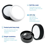 lampe led encastrable rond moderne blanc noir luminaire intérieur salon cuisine