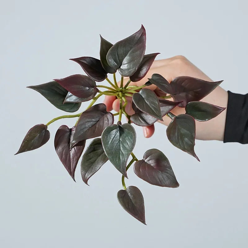 plante artificielle feuilles vertes décoratives plastique décoration intérieure maison fleurs artificielles naturelles