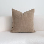 coussins décoratifs rustique motif floral opacité beige marron salon lit