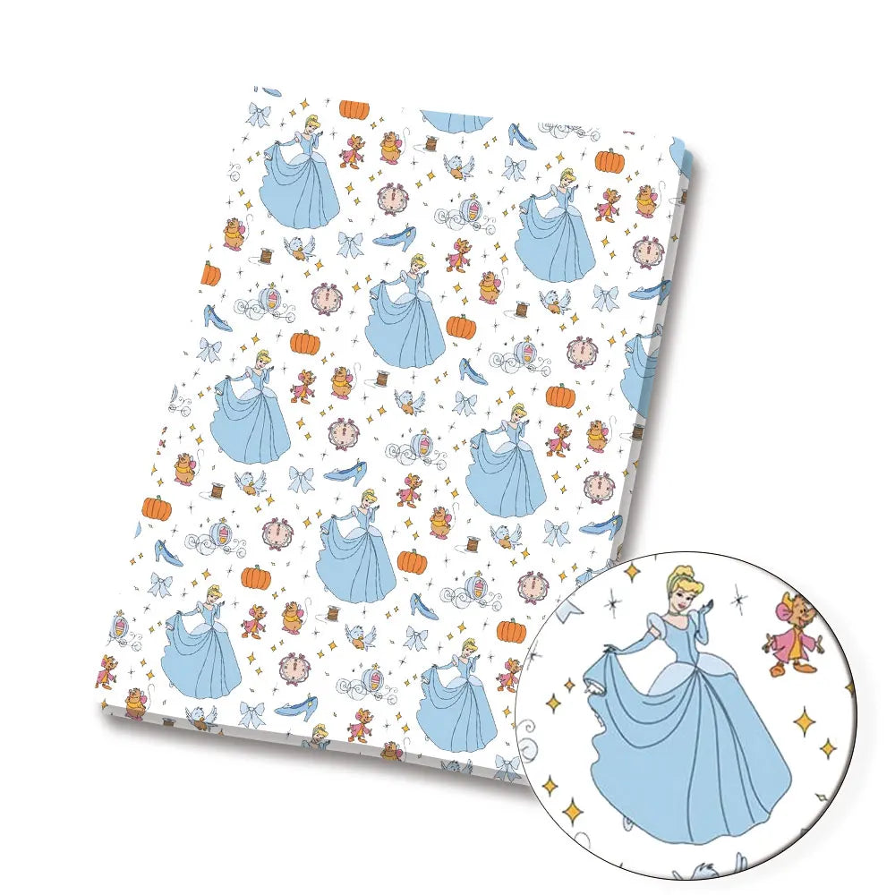 serviette table coton motif dessin animé personnages disney Noël textile maison enfant bleu