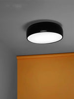 lampe moderne noir blanc circulaire acrylique led certifiée ccc cqc ul vde