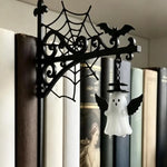 lumière suspension halloween fantôme araignée chauve souris citrouille sorcière gothique victorien métal ornement chambre