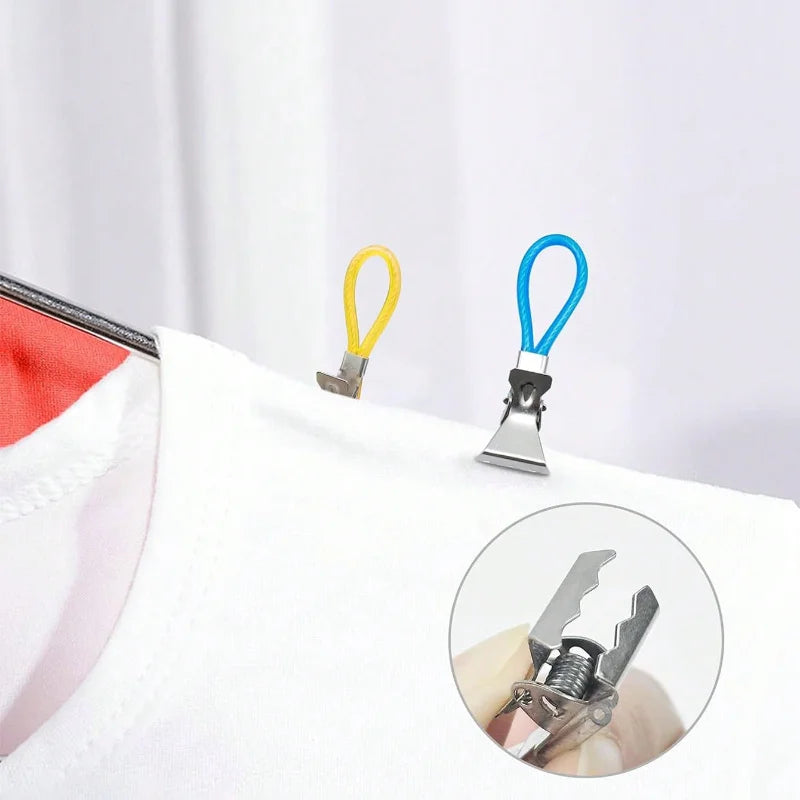 clips linge couleur moderne utilitaire tissu varié serviettes suspendre crochet métal brillant