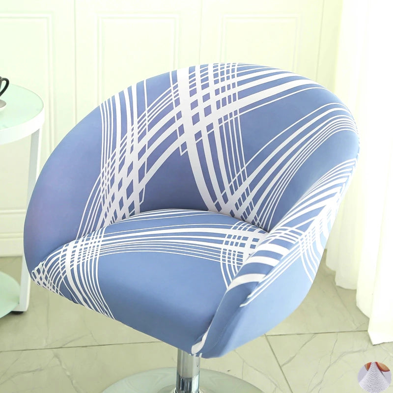 housse chaise extensible motif floral moderne fauteuil salle manger décor maison élastique
