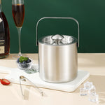 cuve glace argentée lisse moderne tongs refroidisseur vin boisson bière