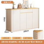 meuble rangement chaussures blanc moderne tiroirs étages minimaliste multifonction