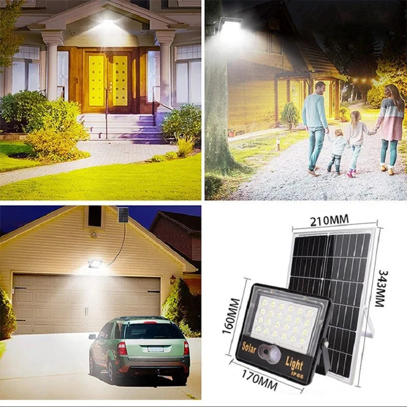 Fonctionnement du détecteur de mouvement du projecteur solaire