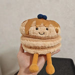 peluche ours marron clair robe capuche blanche douce enfant adulte