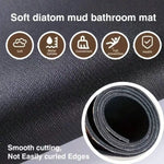 tapis solide polyester antidérapant noir rayures horizontales moderne cuisine easy clean